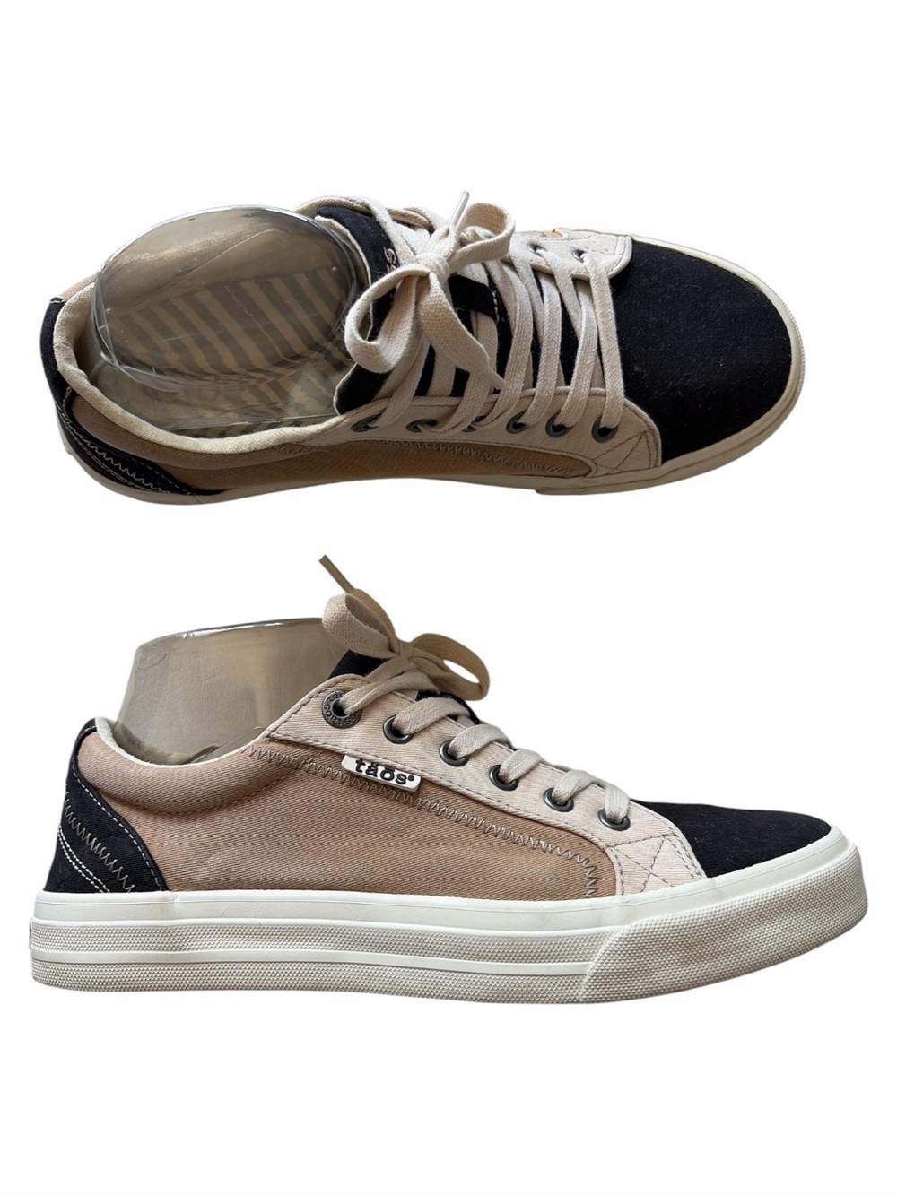 Taos Plim Soul Colorblock Canvas Sneakers Boho Sz 9 Granola